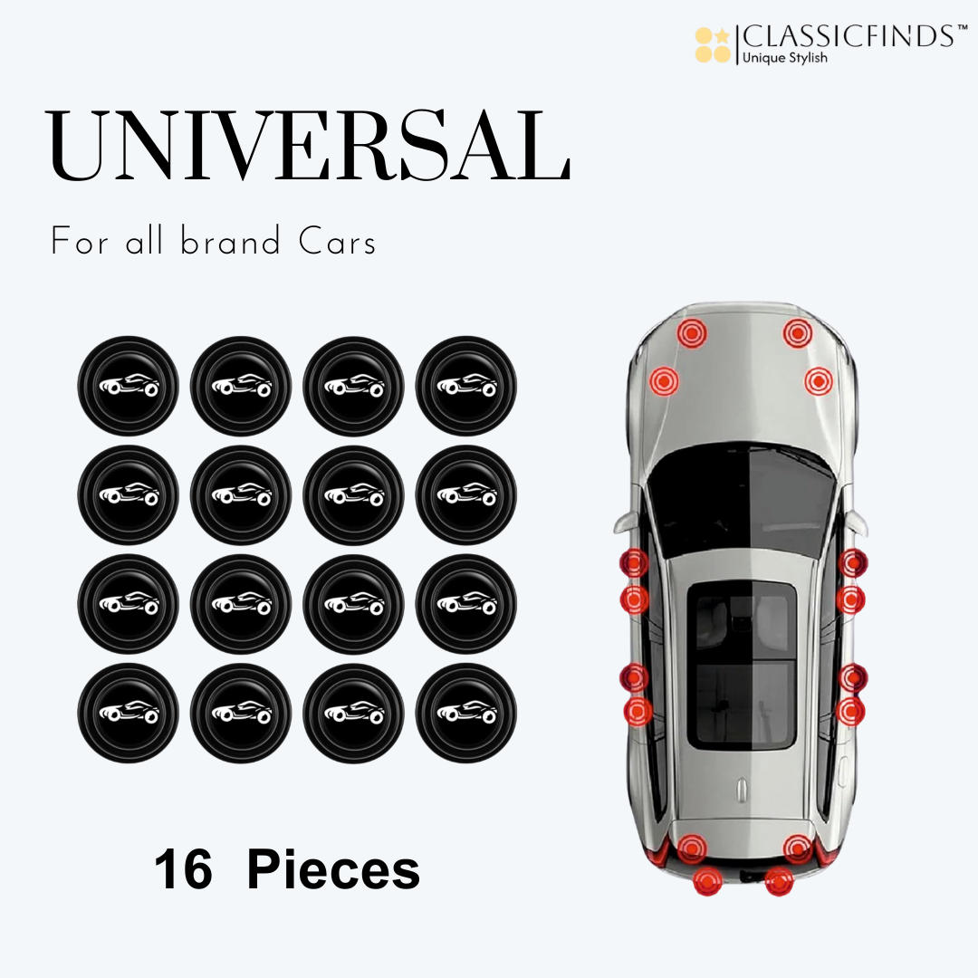 ClassicFinds™ Car No Shock/Sound Button (16 Pieces)